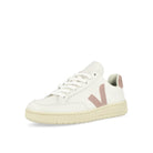 Veja W V-12 Leather Extra-White / Babe Low Top Sneakers  Close Up | Overkill