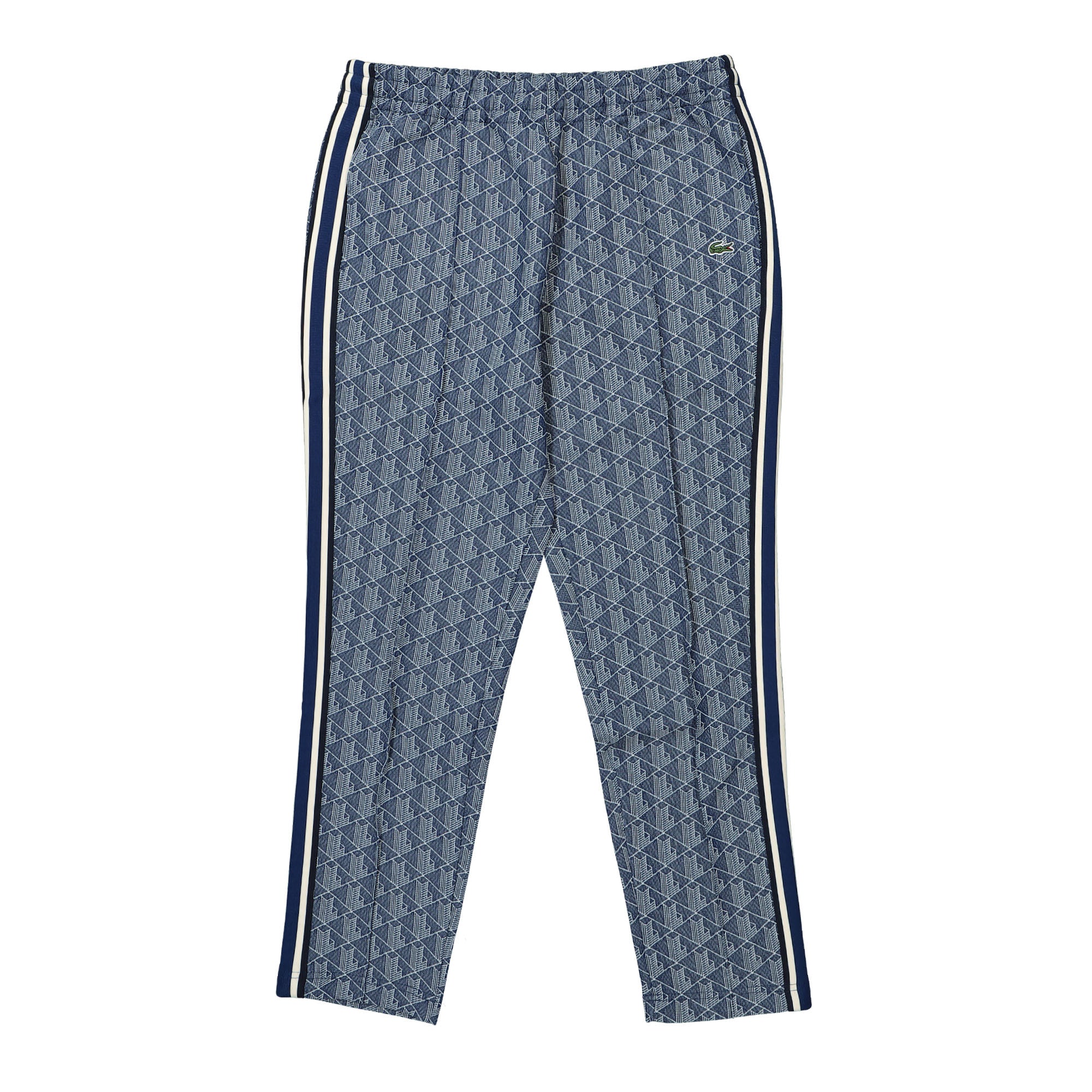 Lacoste Paris Jacquard Monogram Track Pants Bleu Marine / Blanc Sweat & Track Pants XH1440-00 QIE | Overkill