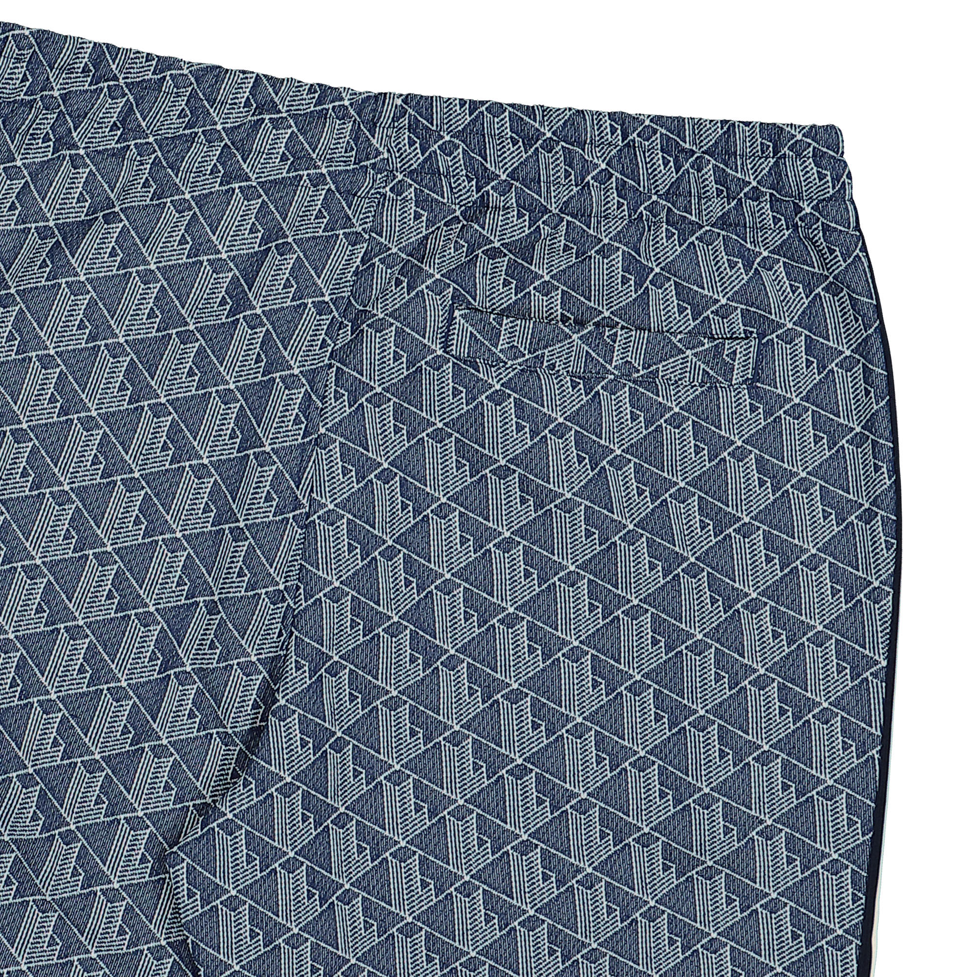 Lacoste Paris Jacquard Monogram Track Pants Bleu Marine / Blanc Sweat & Track Pants Detail view 1 | Overkill