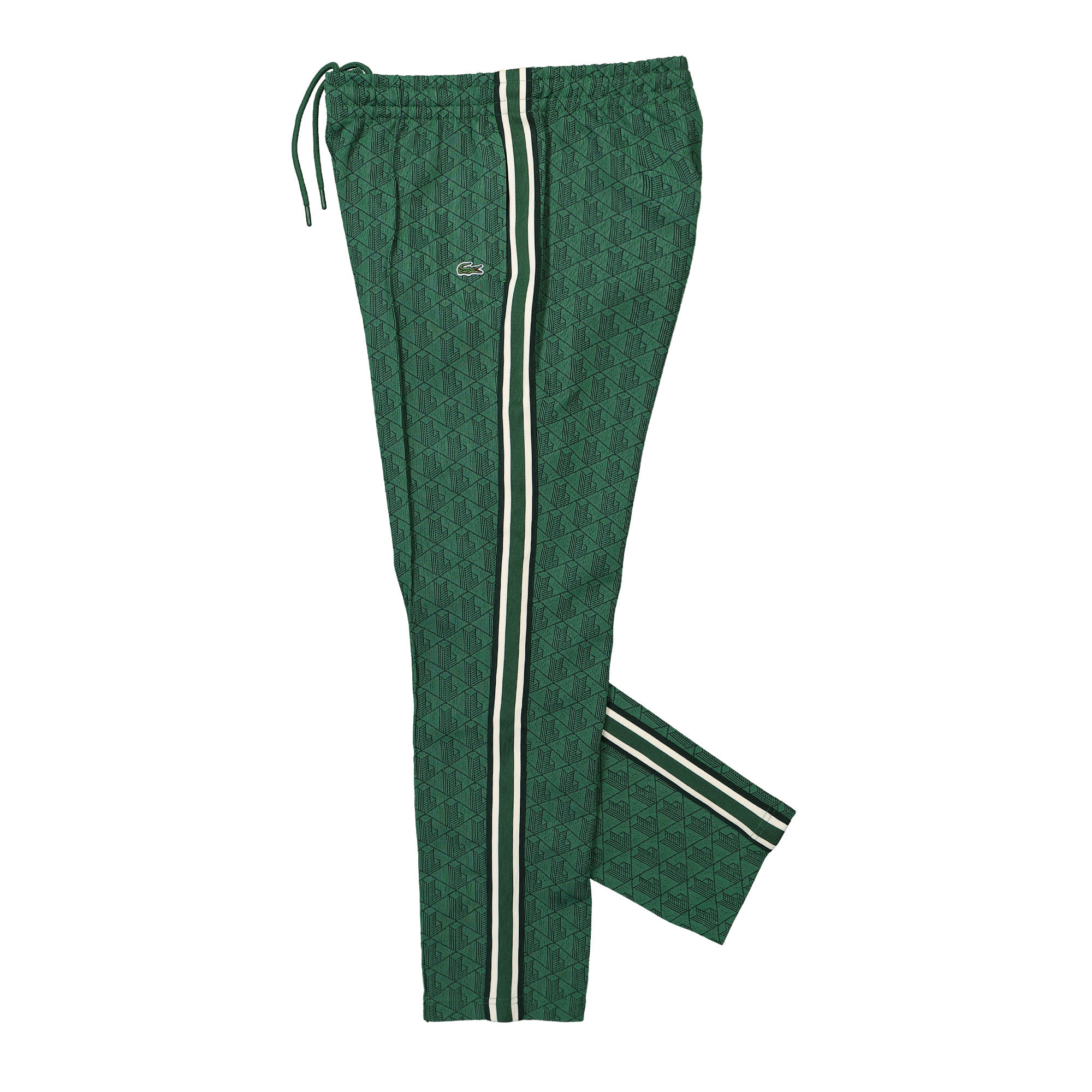Lacoste Paris Jacquard Monogram Track Pants Rocket / Sinople Sweat & Track Pants Close-up | Overkill