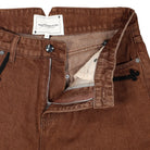 Youths In Balaclava Hussar Jeans Brown Jeans Detailfoto | Overkill