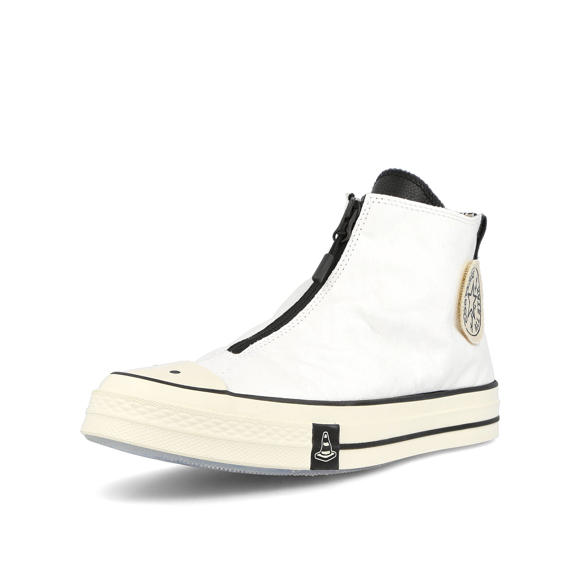 Converse Joshua Vides x Converse Chuck 70 Hi White / Black / Black  Detailfoto | Overkill