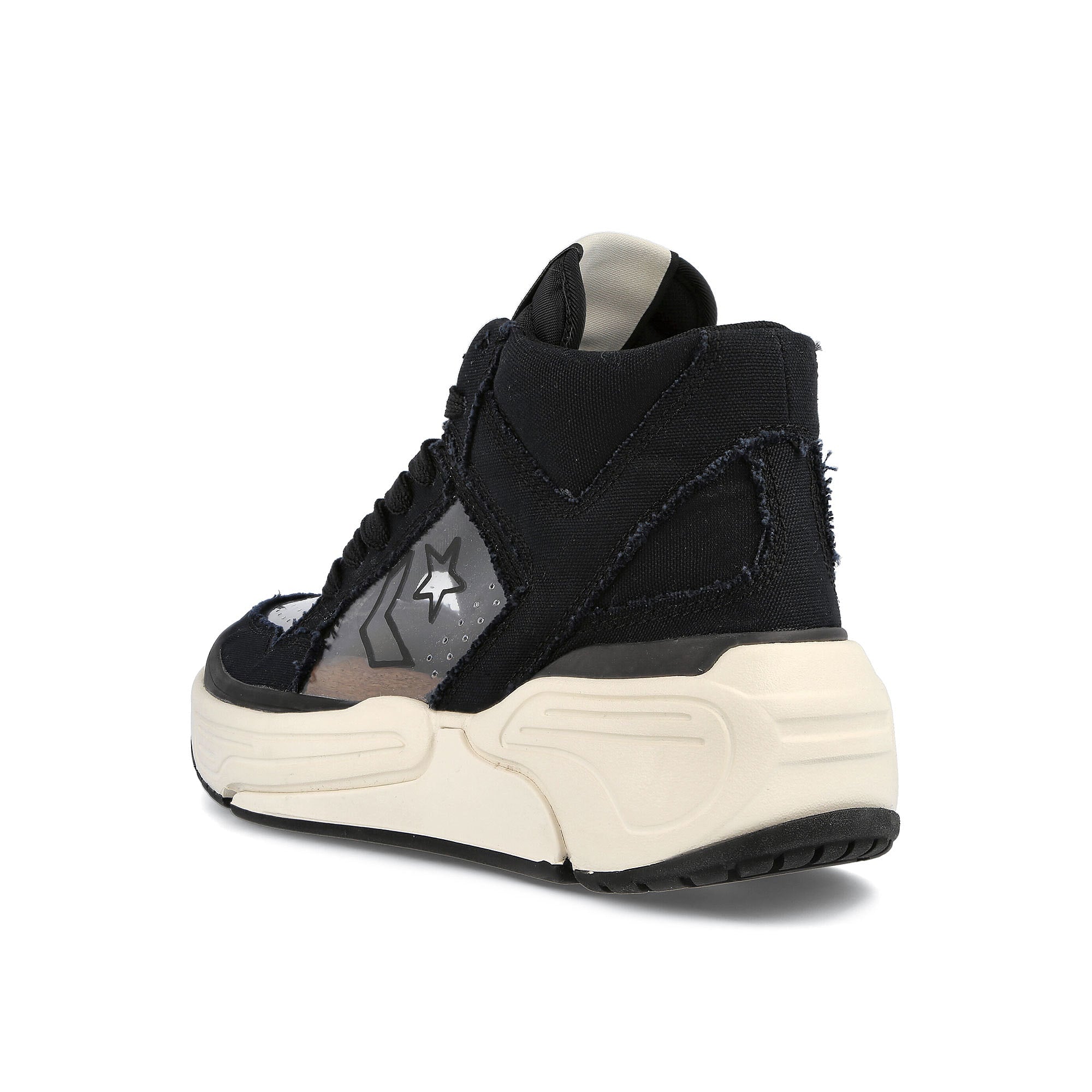 Converse Joshua Vides x Converse Weapon CX Hi Black-Clear-Rutabaga Sneakers  Material | Overkill