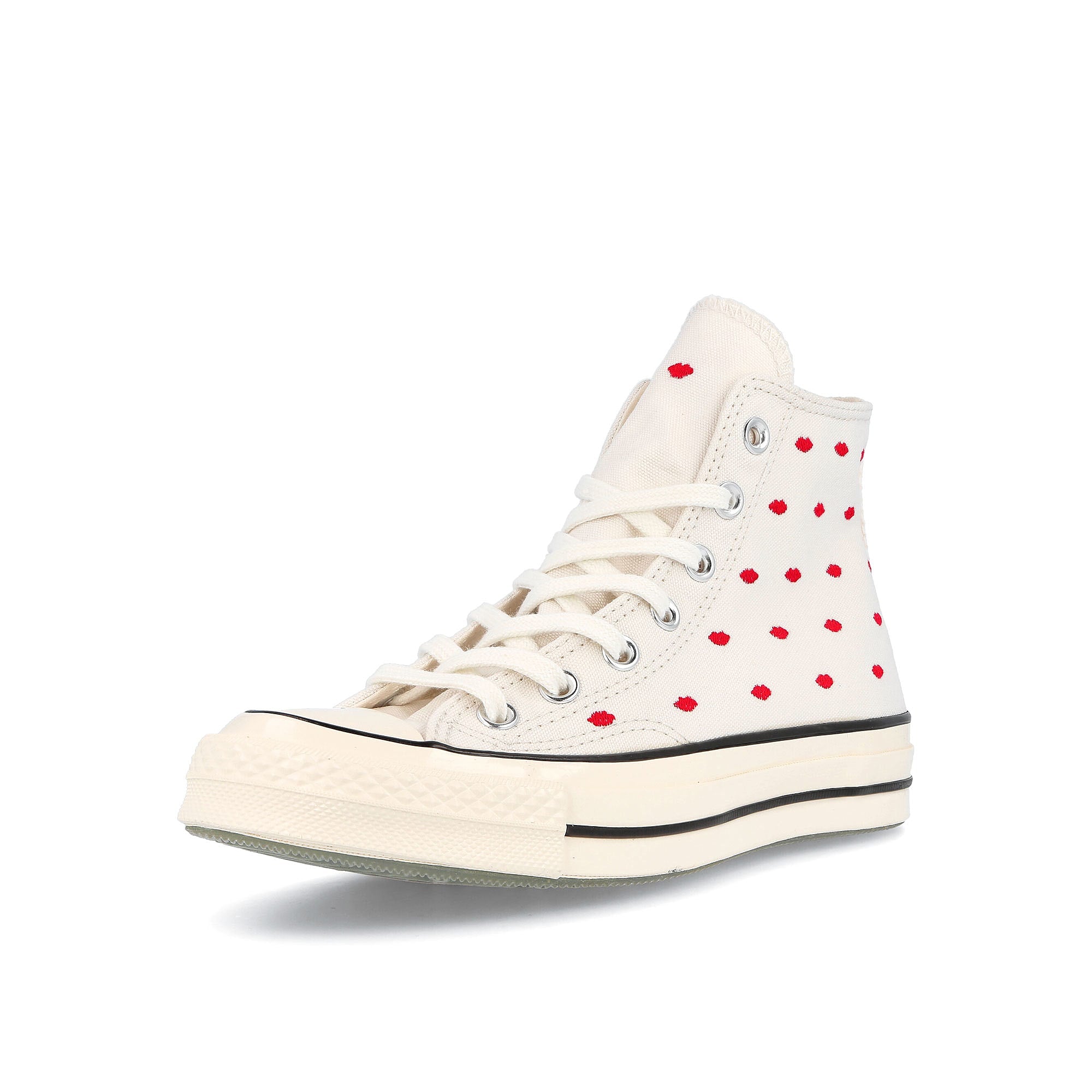 Converse chuck 70 hi Vintage White-University Red Sneakers  Close Up | Overkill