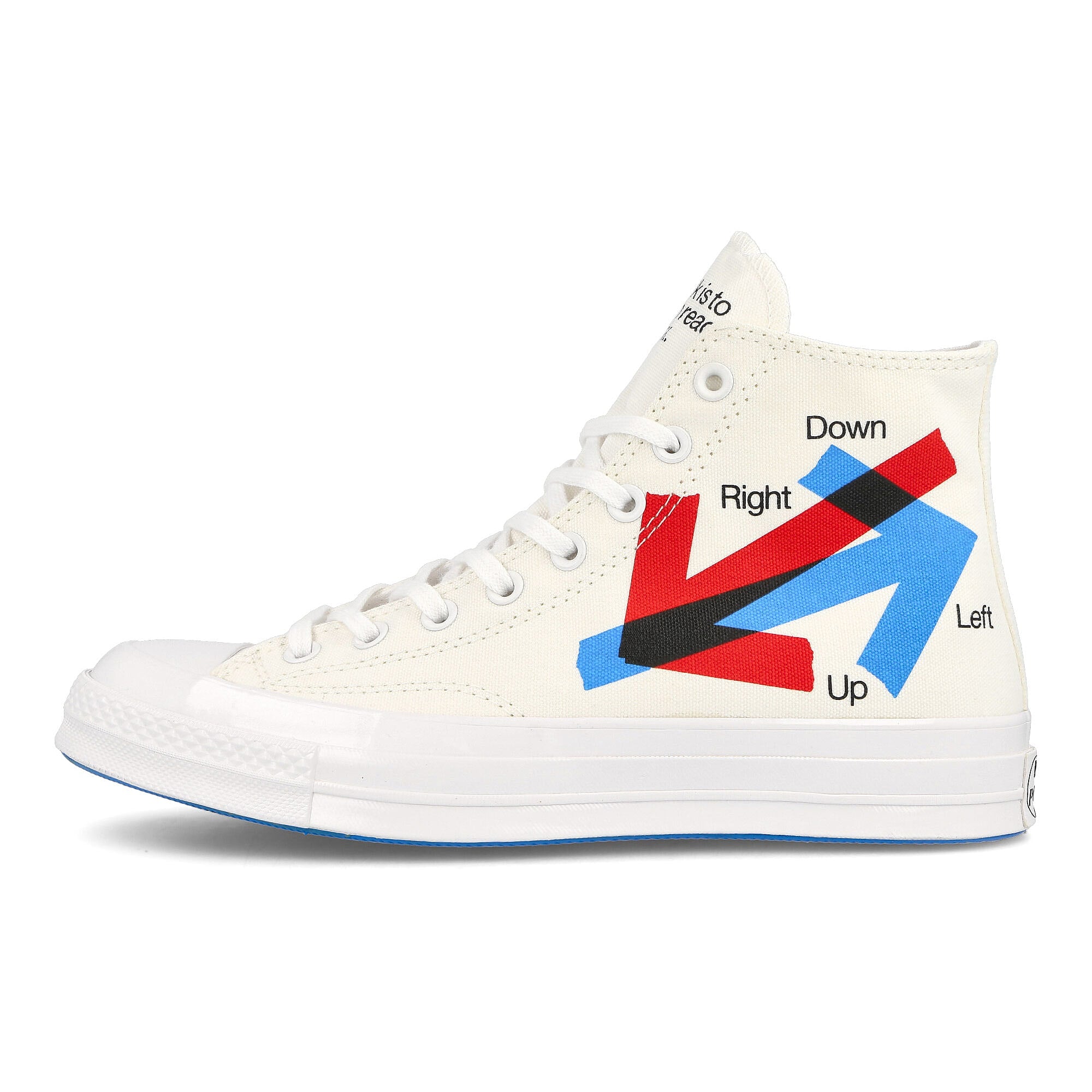 Converse Patta x Converse Chuck 70 Hi White / Fiery Red / Diva Blue Sneakers A03173C | Overkill