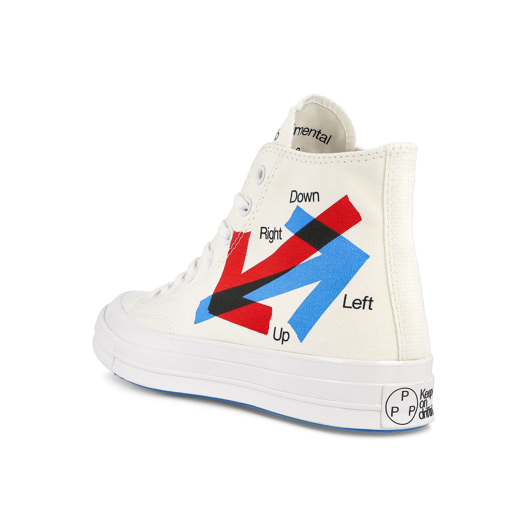Converse Patta x Converse Chuck 70 Hi White / Fiery Red / Diva Blue Sneakers  Material | Overkill
