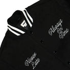 Obey Time Varsity Jacket Black Bomber & Varsity Jackets Detailfoto | Overkill