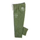 Obey Baseline Quilted Pant Light Army Sweat & Track Pants Close-up | Overkill