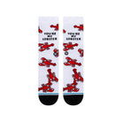 Stance Youre My Lobster Socks White Socks Material | Overkill