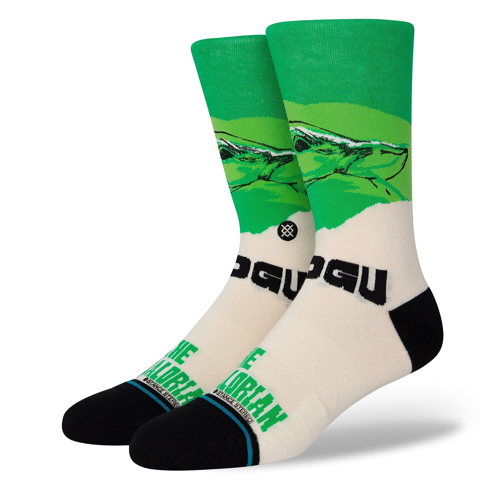 Stance Grogu West Socks Green Socks A545A22GRW-GRN | Overkill