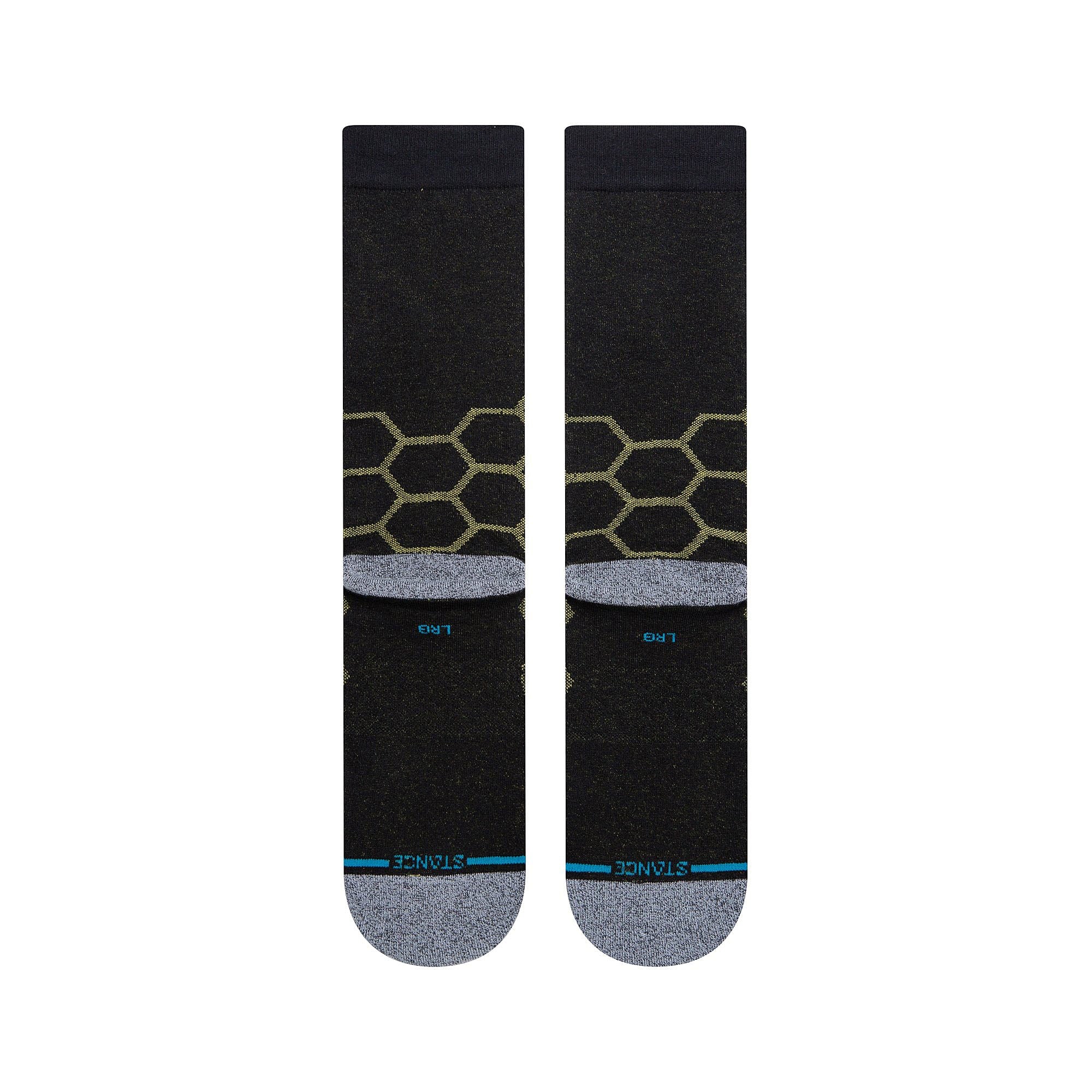 Stance Hive Crew Socks Black Socks Close-up | Overkill