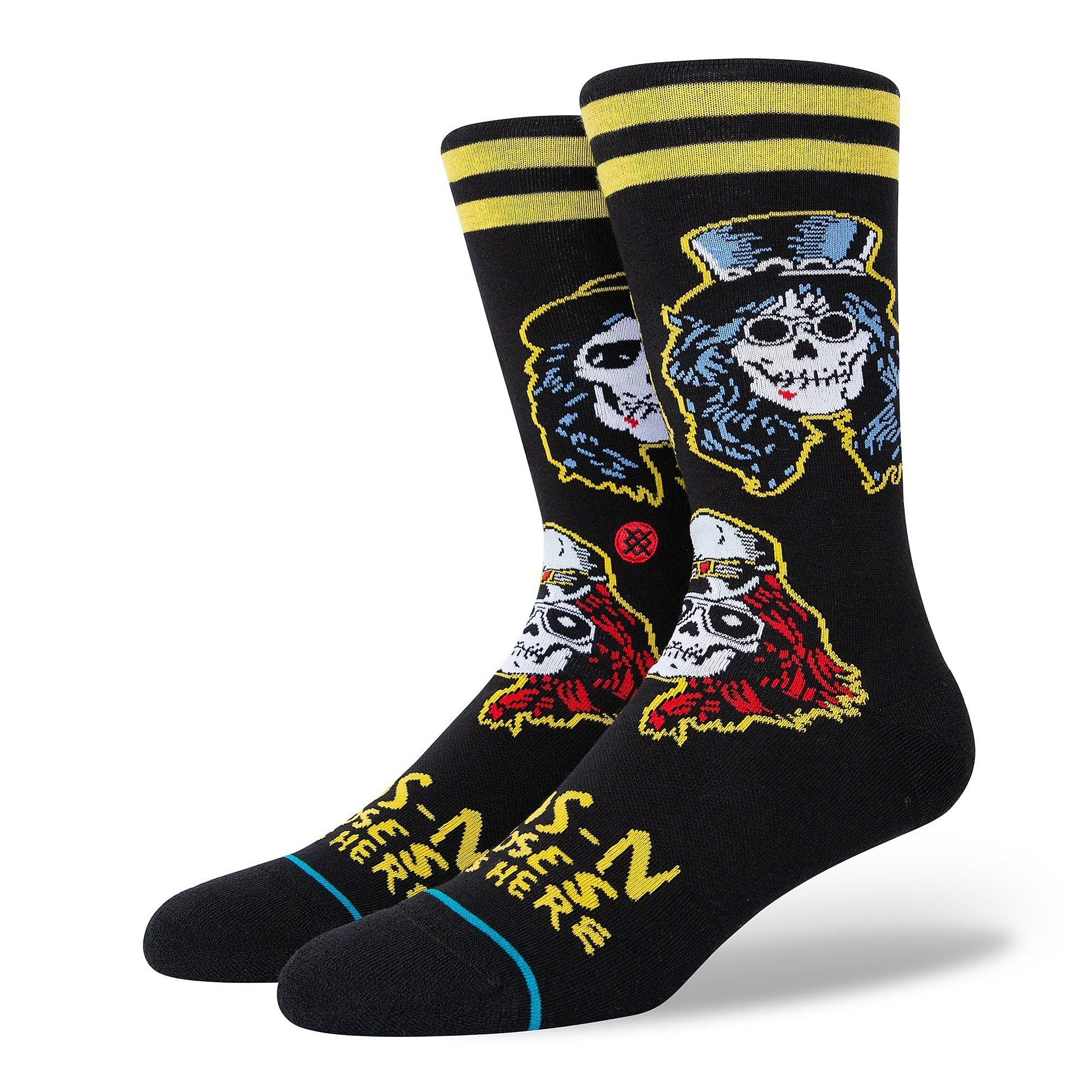 Stance Appetite Socks Black Socks A545C21APP-BLK | Overkill