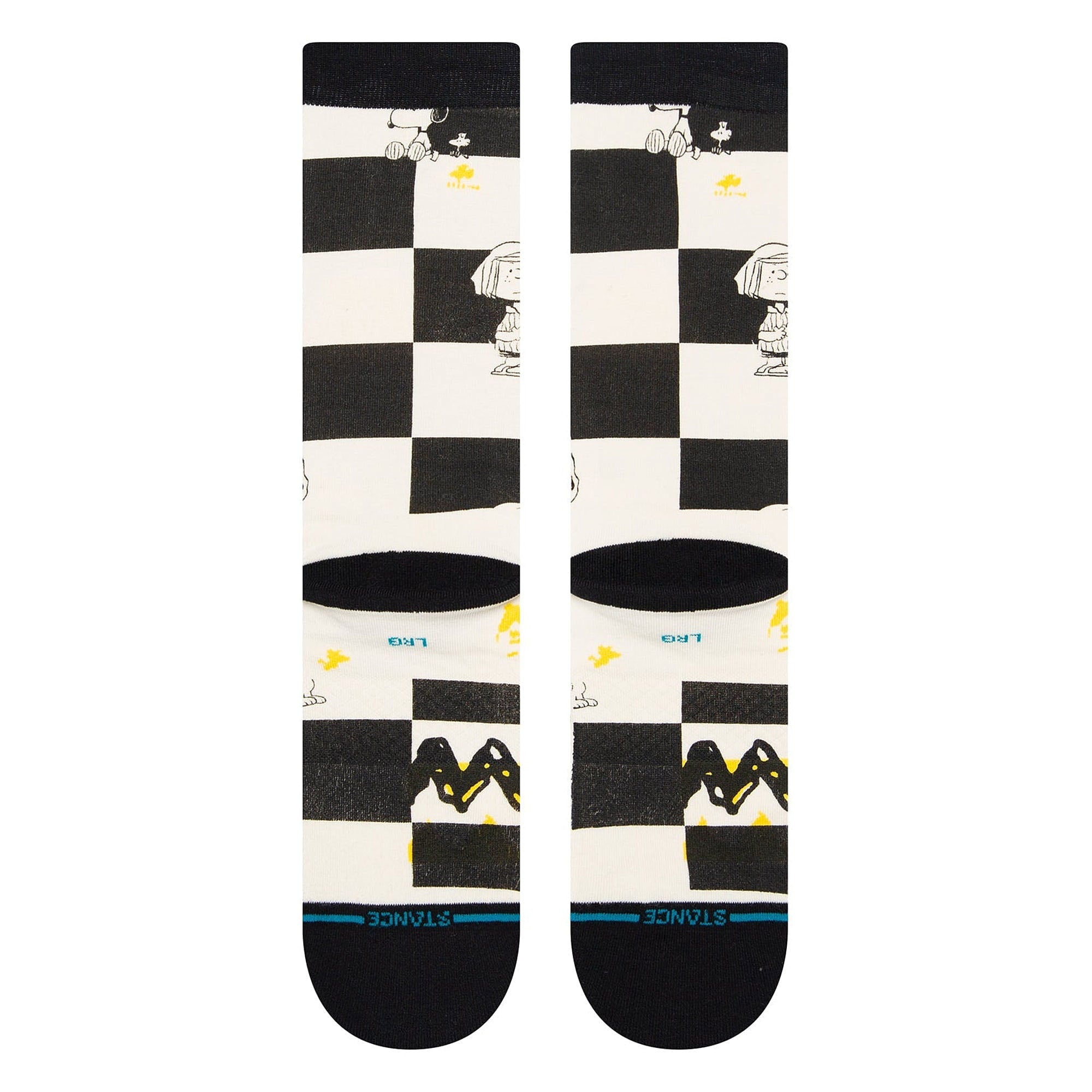 Stance Checked Socks Black Socks Close-up | Overkill