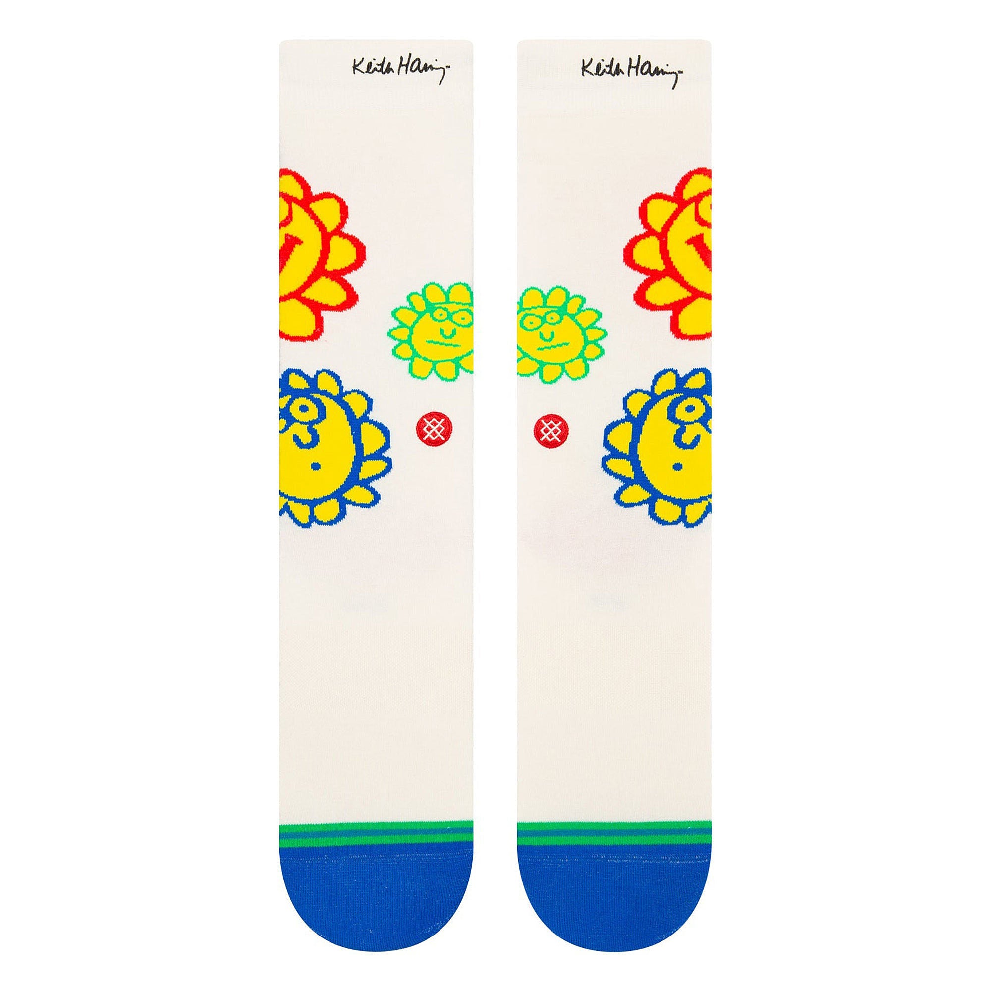 Stance Happy Fields Socks Off White Socks Material | Overkill