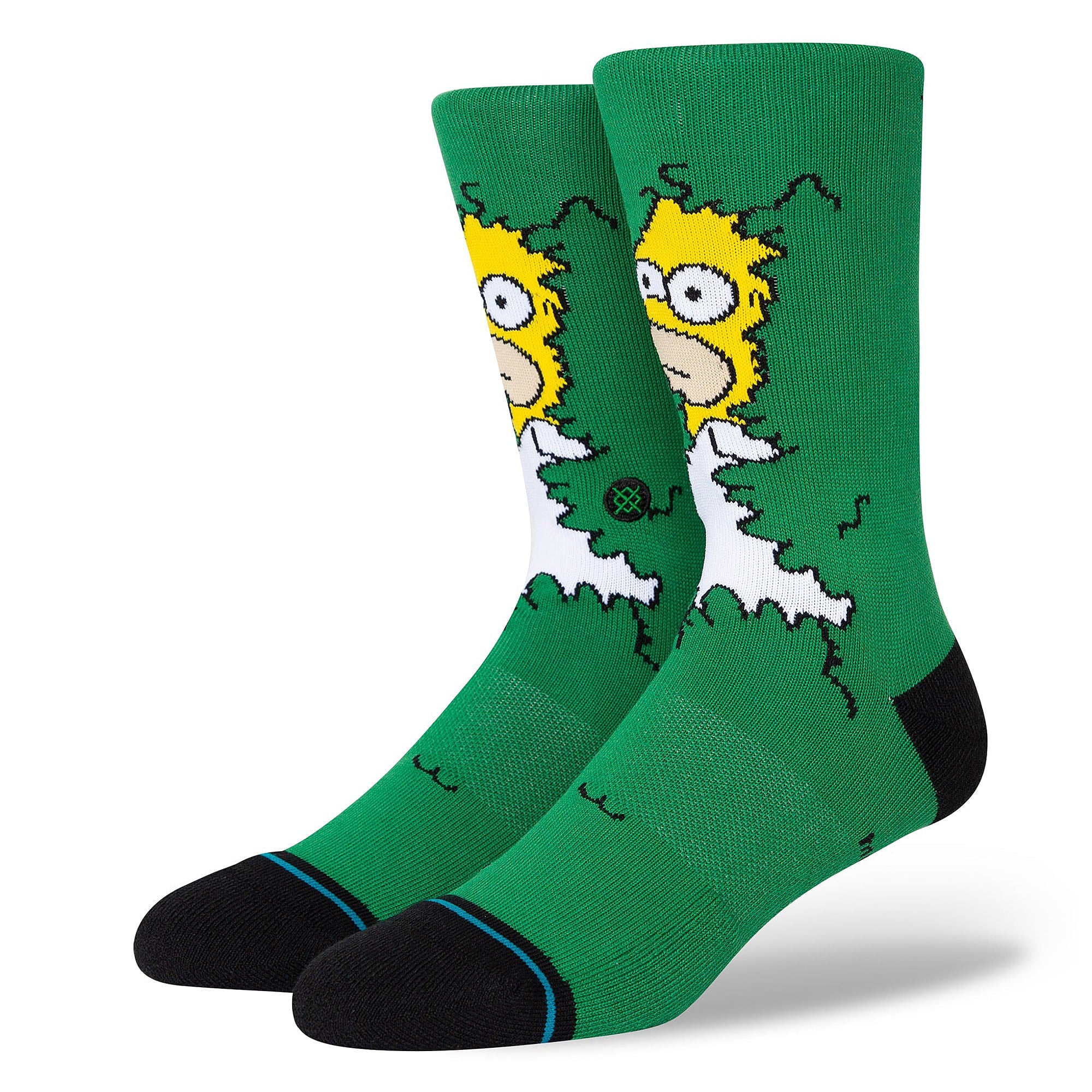 Stance Homer Socks Green Socks A555A22HOM-GRN | Overkill