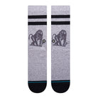 Stance Monkey Tourist Socks Heather Grey Socks Material | Overkill