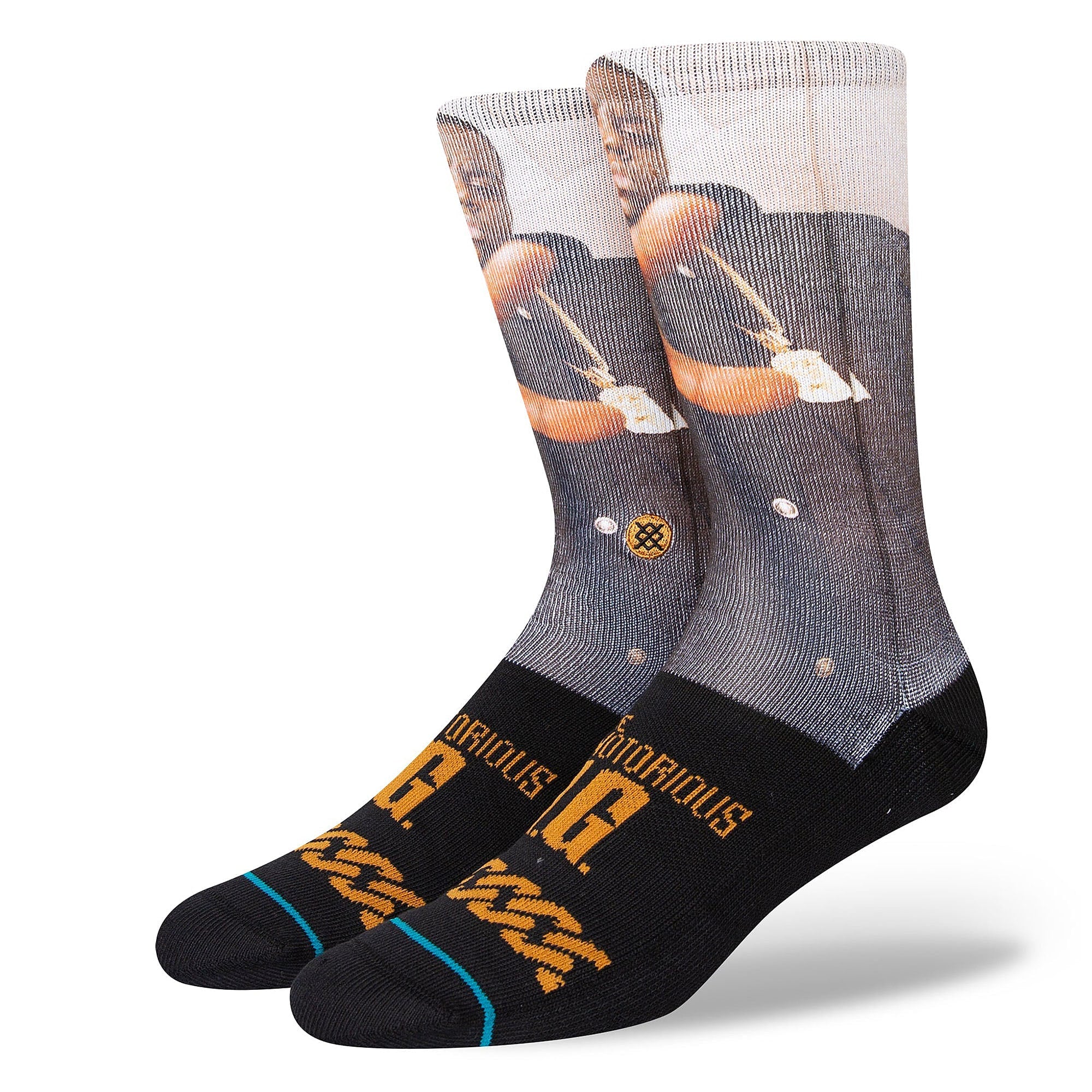 Stance The King Of NY Socks Black Socks A555D22THE-BLK | Overkill