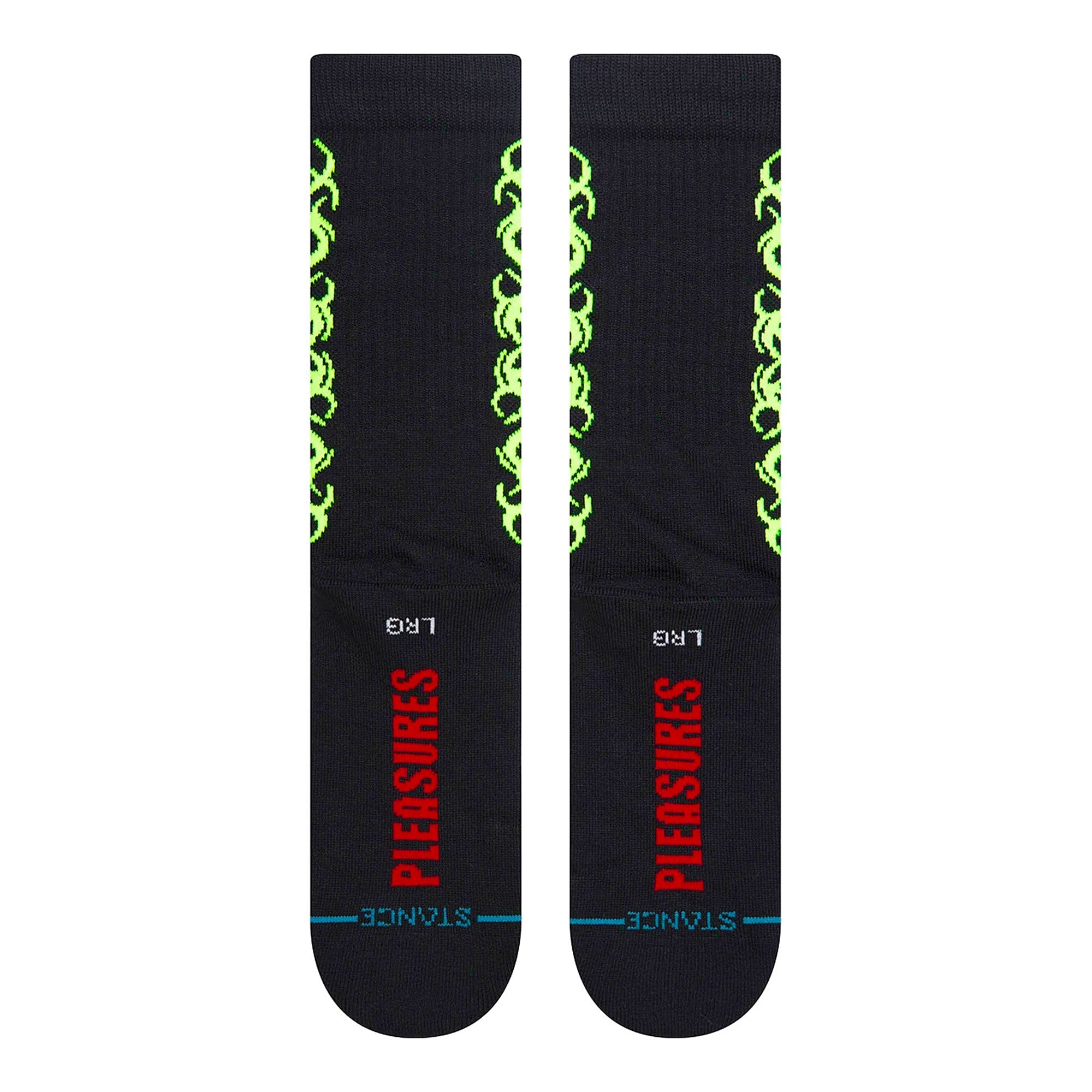 Stance Pleasures x Stance Tribal Socks Black Socks Close-up | Overkill