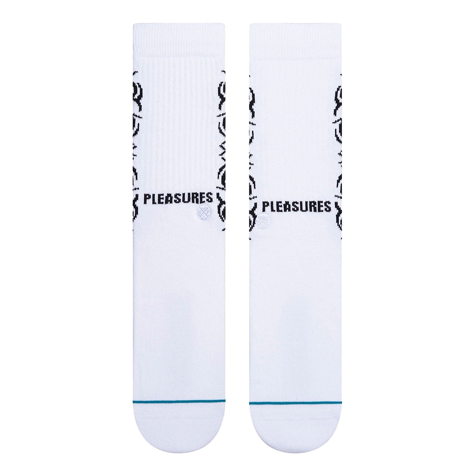 Stance Pleasures x Stance Tribal Socks White Socks Material | Overkill