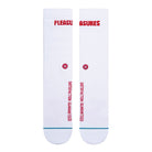 Stance Pleasures x Stance Satisfaction Guaranteed Socks White Socks Material | Overkill