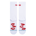 Stance Pleasures x Stance Satisfaction Guaranteed Socks White Socks Close-up | Overkill