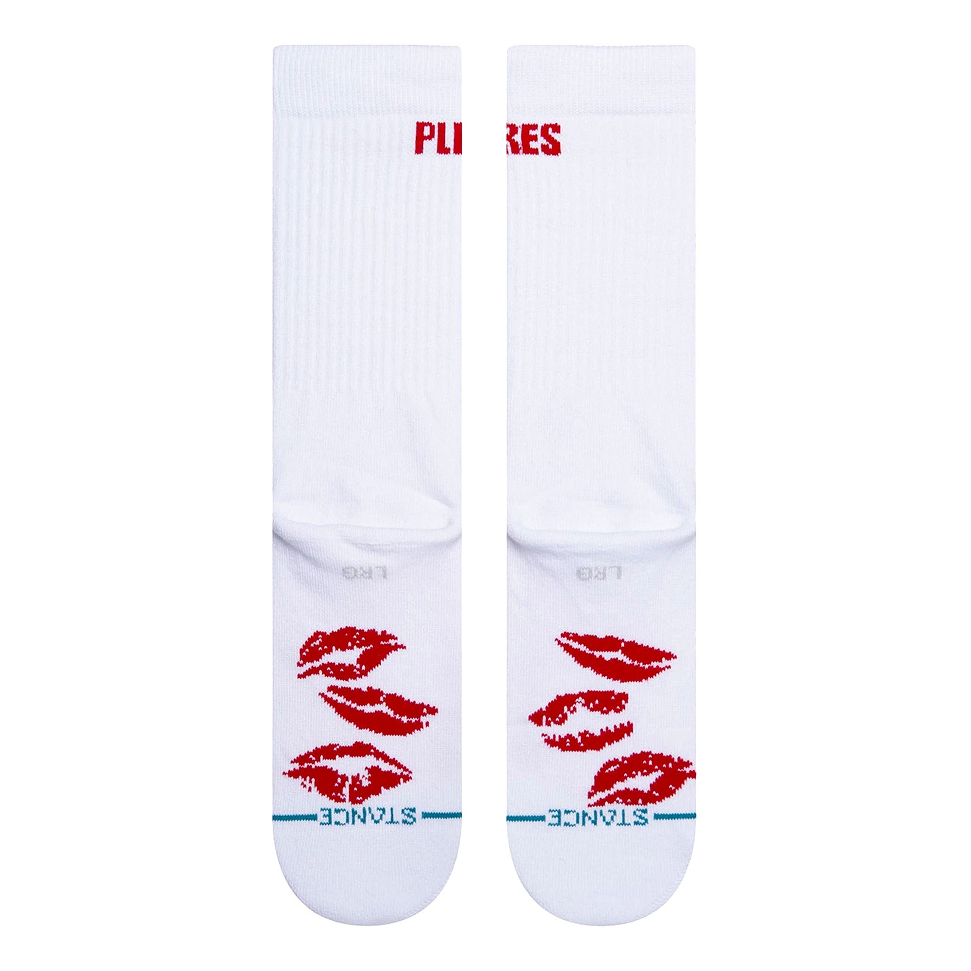 Stance Pleasures x Stance Satisfaction Guaranteed Socks White Socks Close-up | Overkill