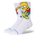 Stance Bart Simpson Socks White Socks A556A22BAR-WHT | Overkill