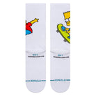 Stance Bart Simpson Socks White Socks Close-up | Overkill