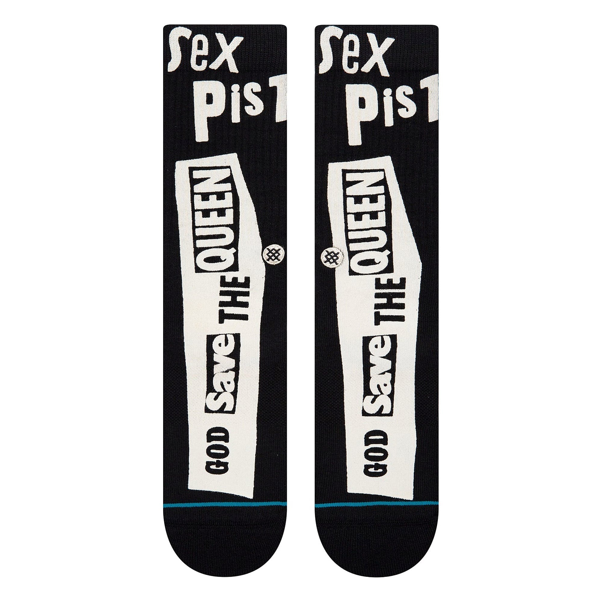 Stance God Save The Queen Socks Black Socks Material | Overkill