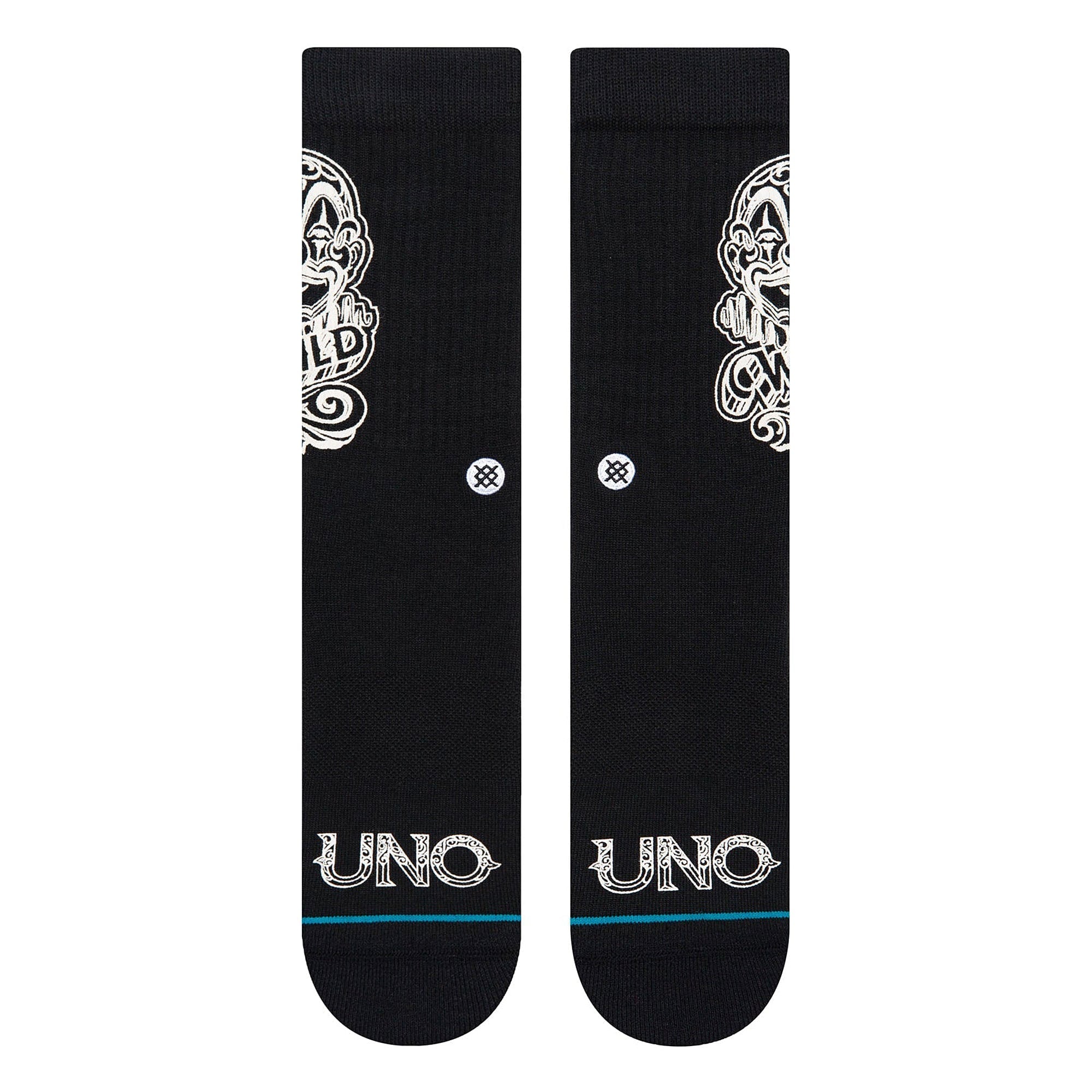 Stance Wild Card x Cartoon Socks Black Socks Material | Overkill