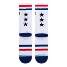 Stance Cash American Rebel Socks White Socks Close-up | Overkill