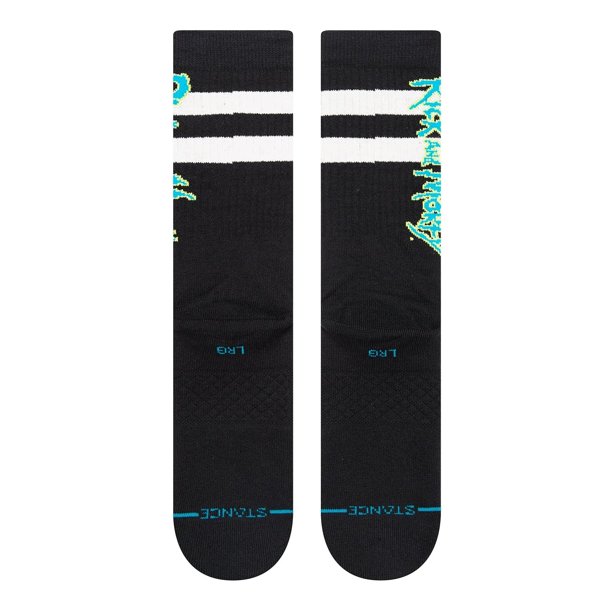Stance Rick And Morty Socks Black Socks Close-up | Overkill
