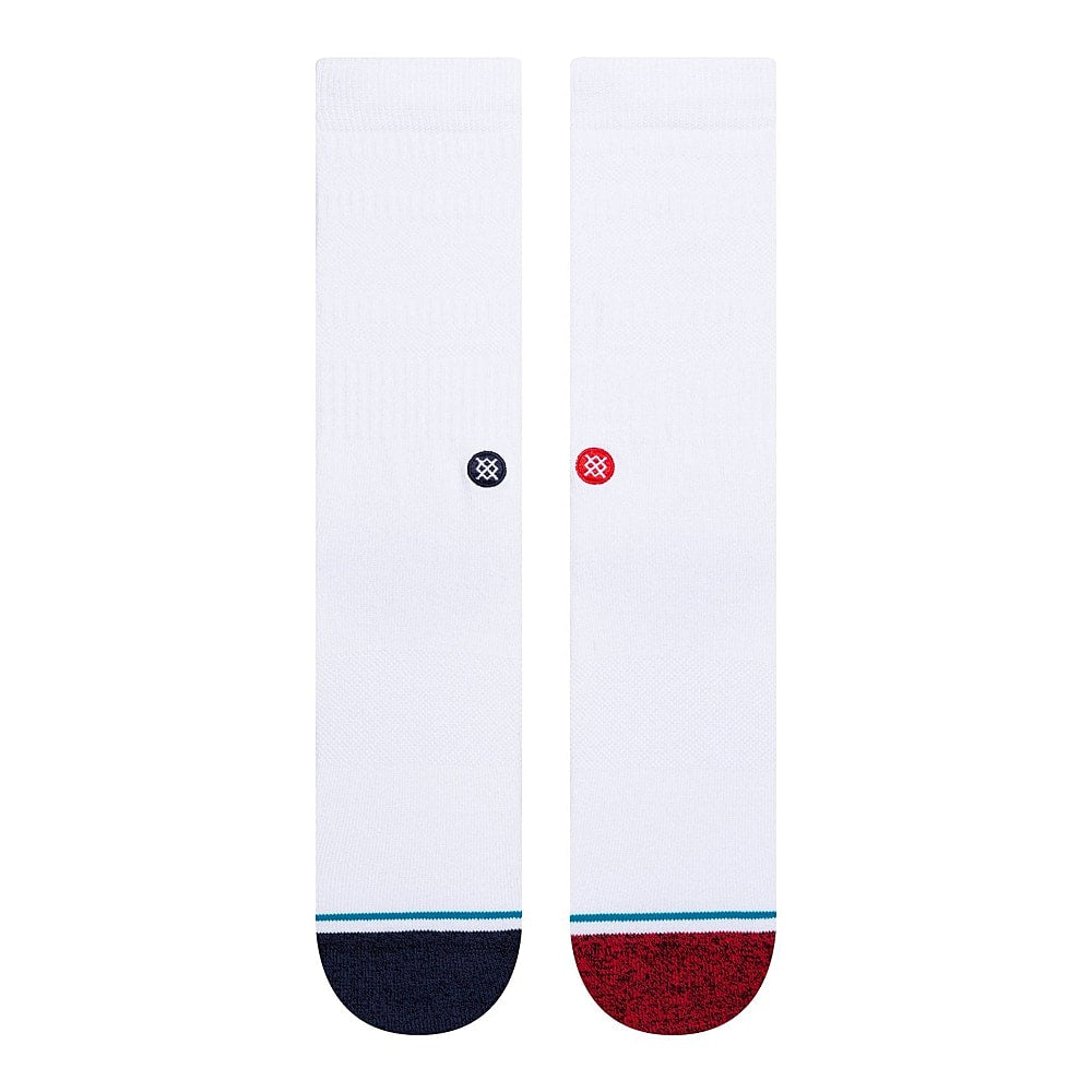 Stance Deboss Socks White Socks Material | Overkill
