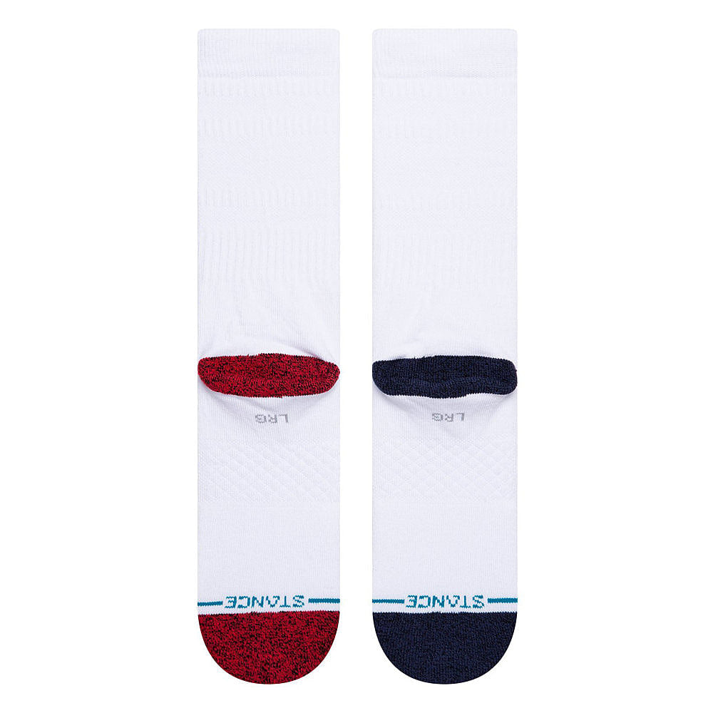 Stance Deboss Socks White Socks Close-up | Overkill