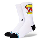 Stance Burgerworld Socks White Socks A556D21BUR-WHT | Overkill
