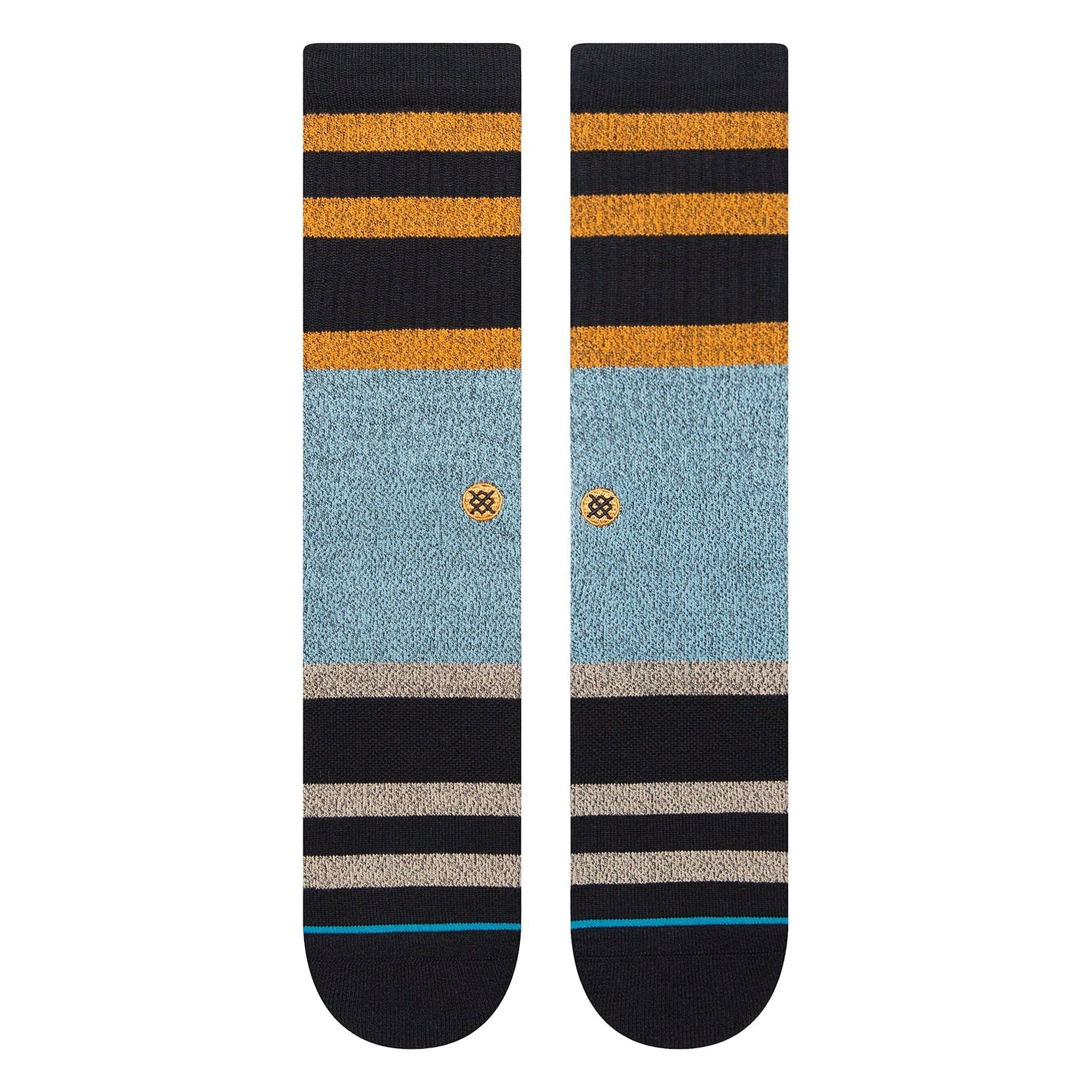 Stance Staggered Socks Washed Black Socks Material | Overkill