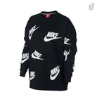 Nike Wmns Sportswear Futura Crew Sweatshirt Black / White Sweatshirts AA3142 010 | Overkill