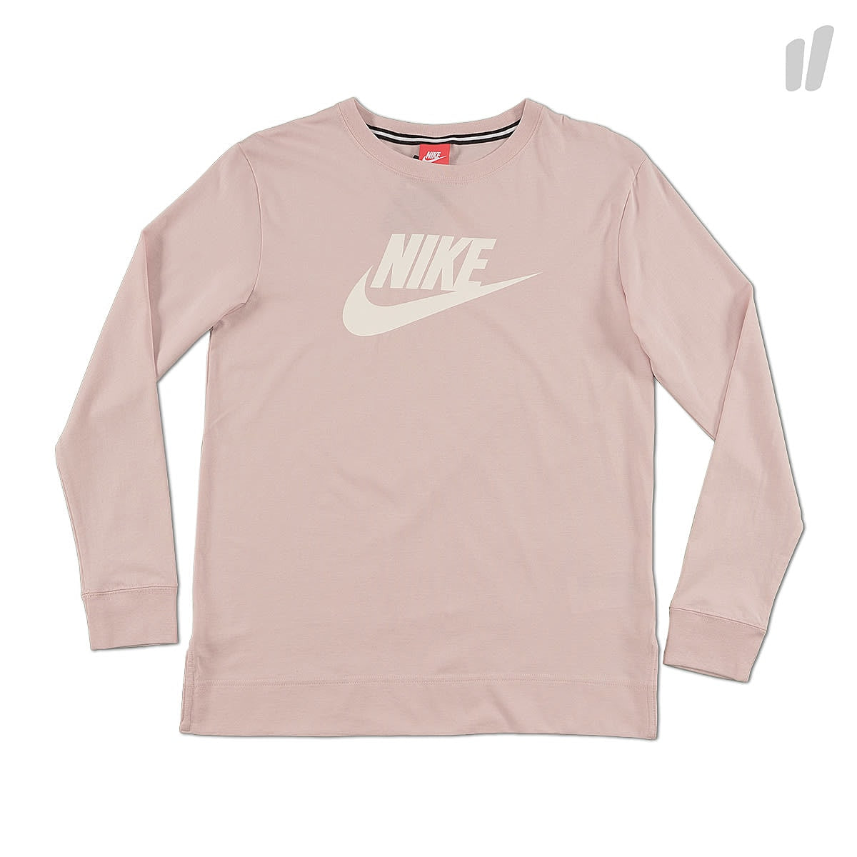 Nike Wmns NSW Tee LS HBR Barely Rose / White Longsleeves AA3147 699 | Overkill