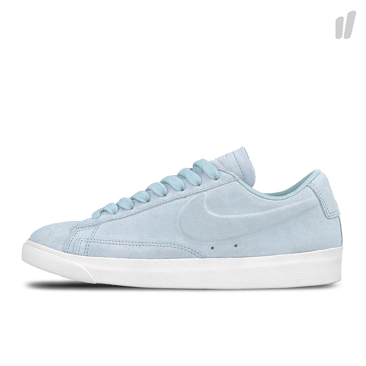Nike wmns blazer low Ice Blue / Ice Blue - White Low Top Sneakers AA3962 402 | Overkill