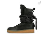 Nike wmns sf air force 1 hi boot Black / Black - Gum Light Brown High Top Sneakers AA3965 001 | Overkill