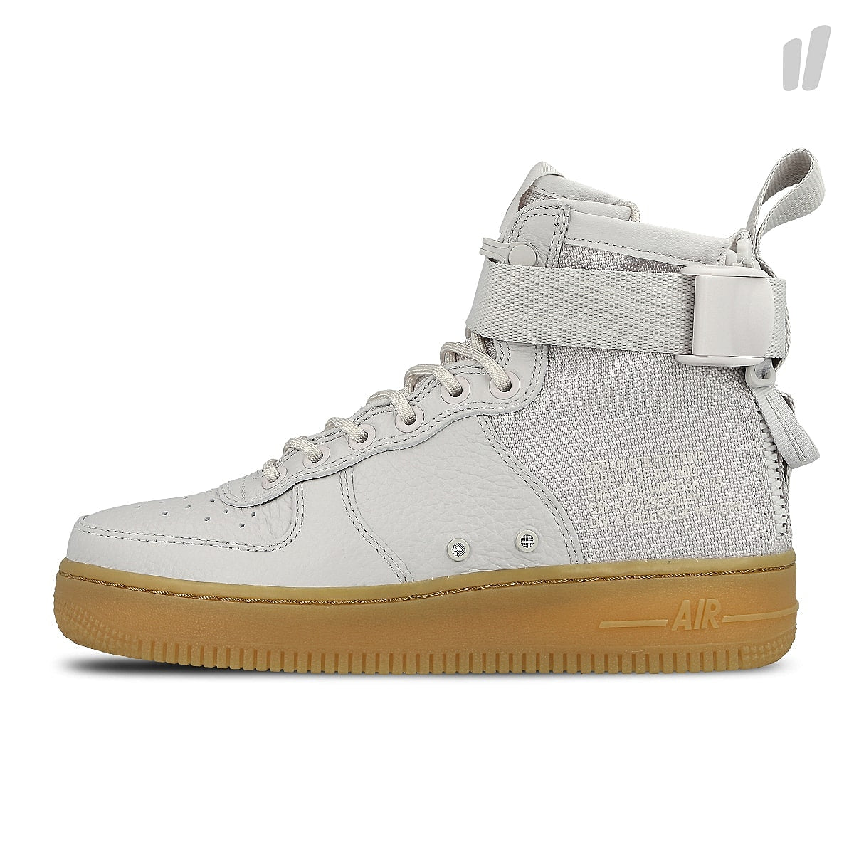 Nike wmns sf air force 1 mid Vast Grey / Vast Grey - Gum Light Brown High Top Sneakers AA3966 005 | Overkill