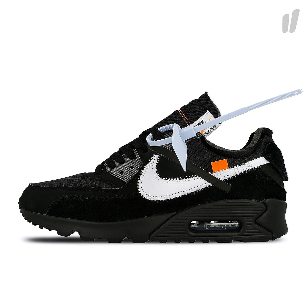 Nike The Ten: Nike Air Max 90 Black / Black - Cone - White Sneakers AA7293 001 | Overkill