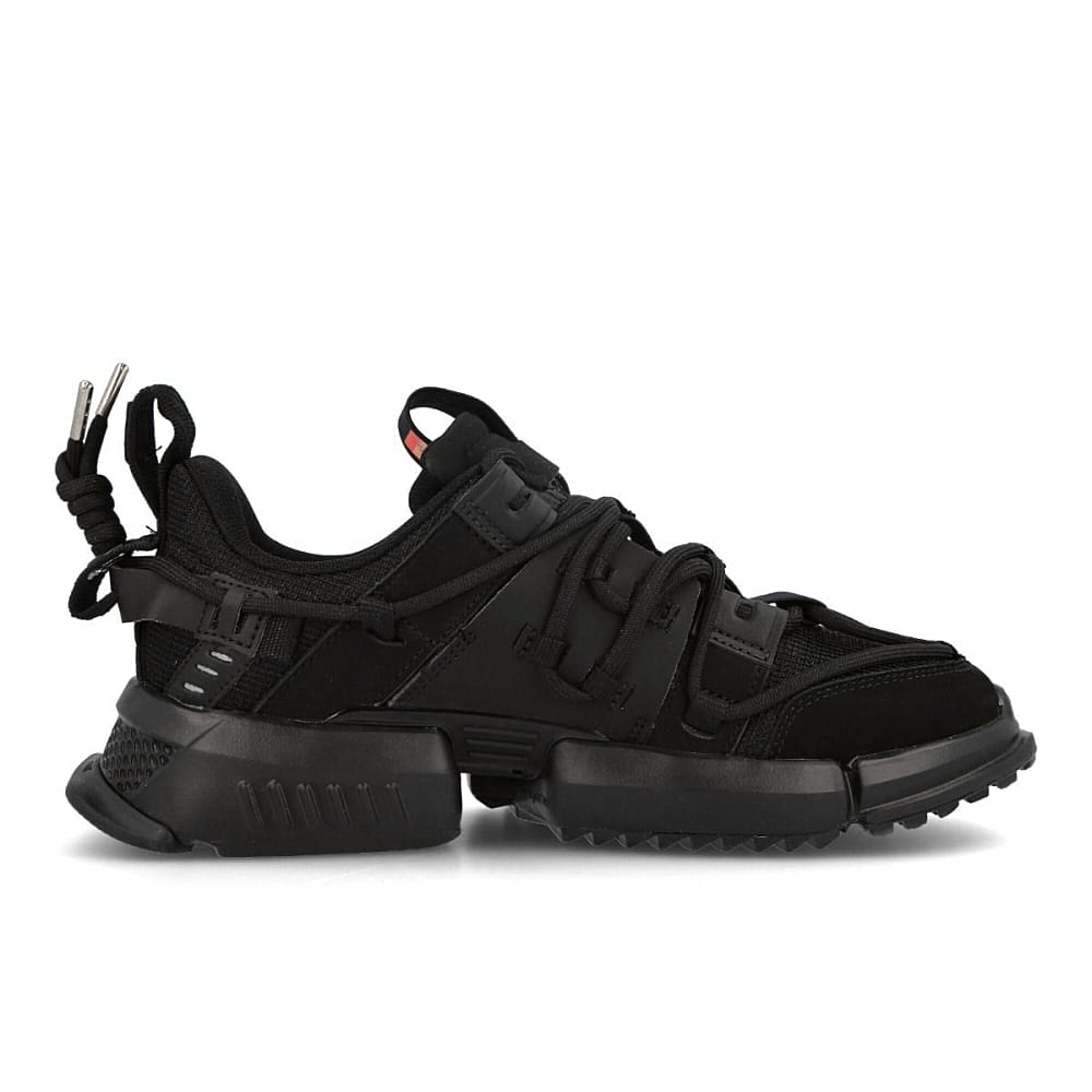 Li-Ning titan Standard Black / Sandal Black / Orange Yellow   Material | Overkill
