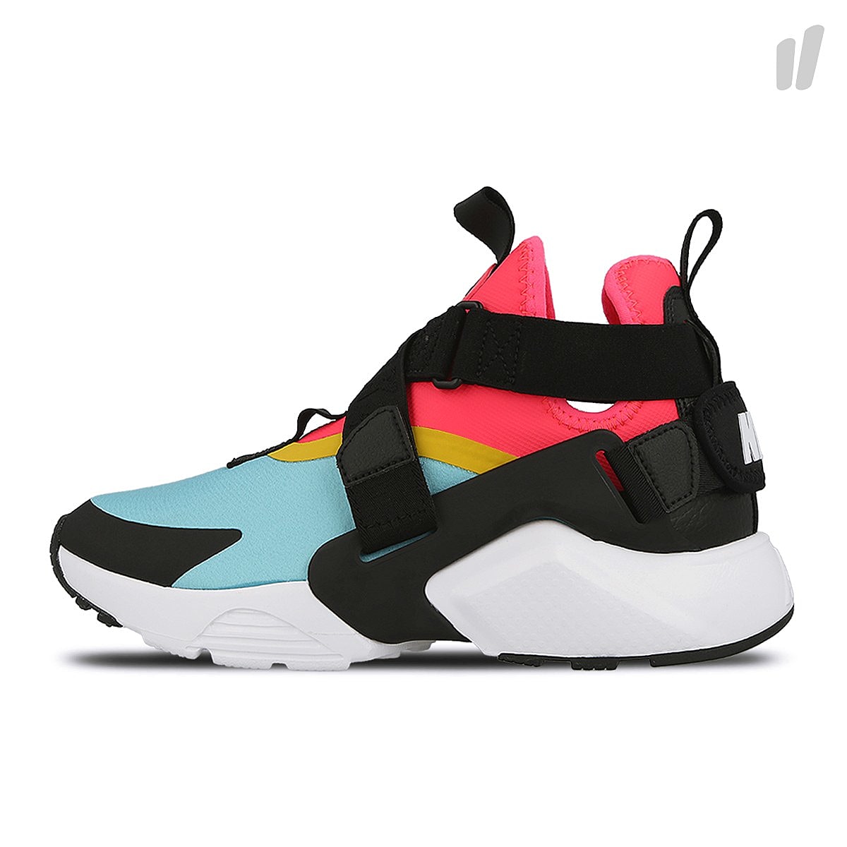 Nike wmns air huarache city Bleached Aqua / Black - Racer Pink Sneakers AH6787 400 | Overkill