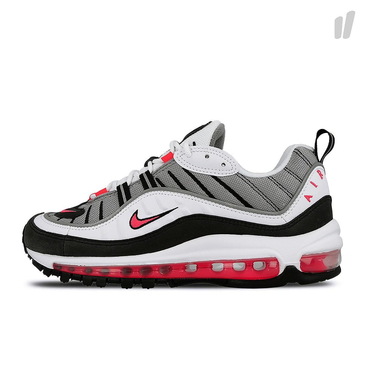 Nike wmns air max 98 White-Solar Red - Dust - Reflect Silver Sneakers AH6799 104 | Overkill