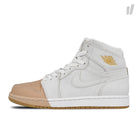 Jordan Air Jordan Wmns 1 Retro High Premium White-Metallic Gold High Top Sneakers AH7389 107 | Overkill