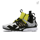 Nike Acronym x Nike Air Presto Mid White-Black - Dynamic Yellow Low Top Sneakers AH7832 100 | Overkill
