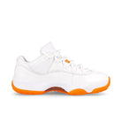 Jordan Wmns Air Jordan 11 Retro Low White / Bright Citrus   Material | Overkill