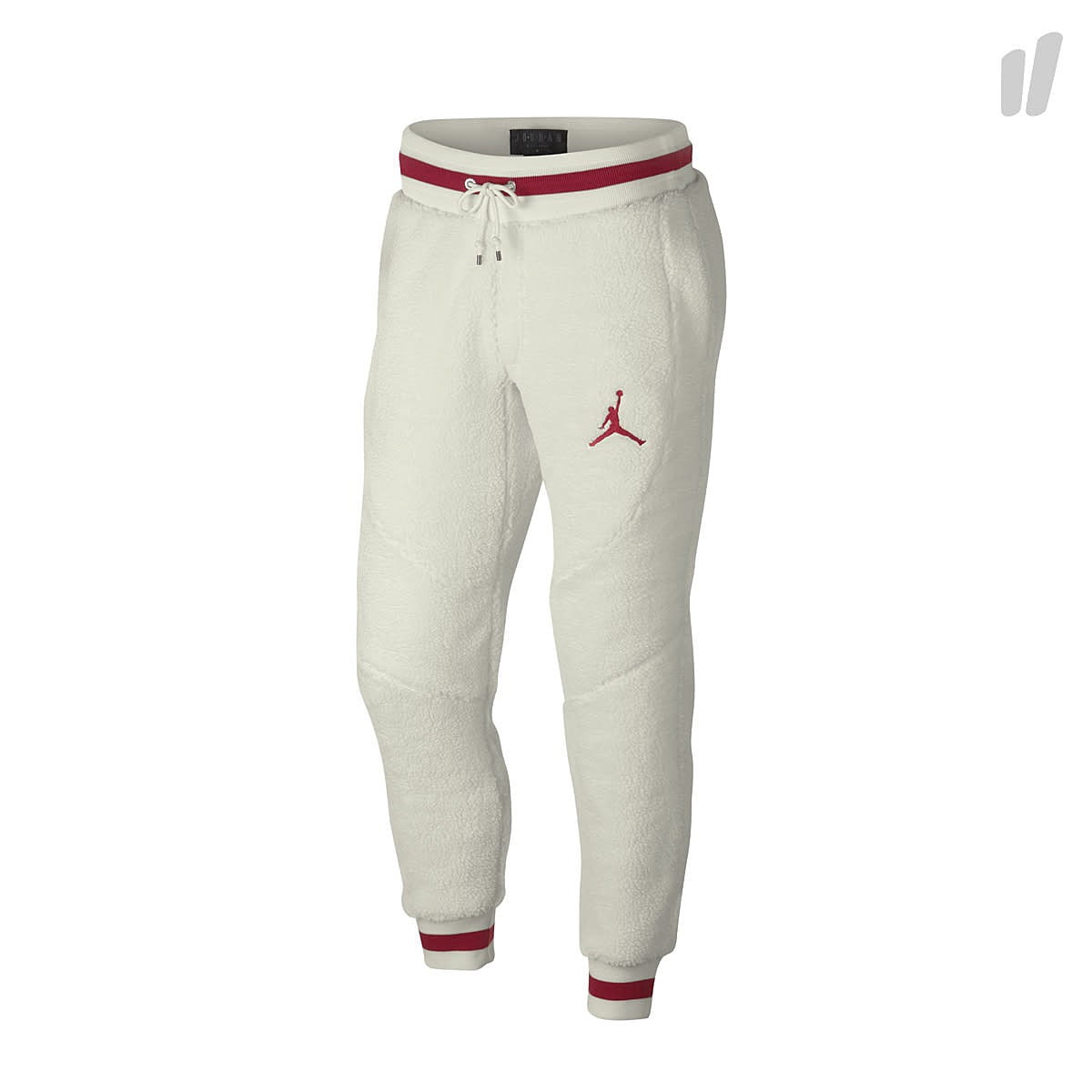 Jordan Air Jordan Shearling Fleece Pant Sail / Gym Red Sweat & Track Pants AH7911 133 | Overkill