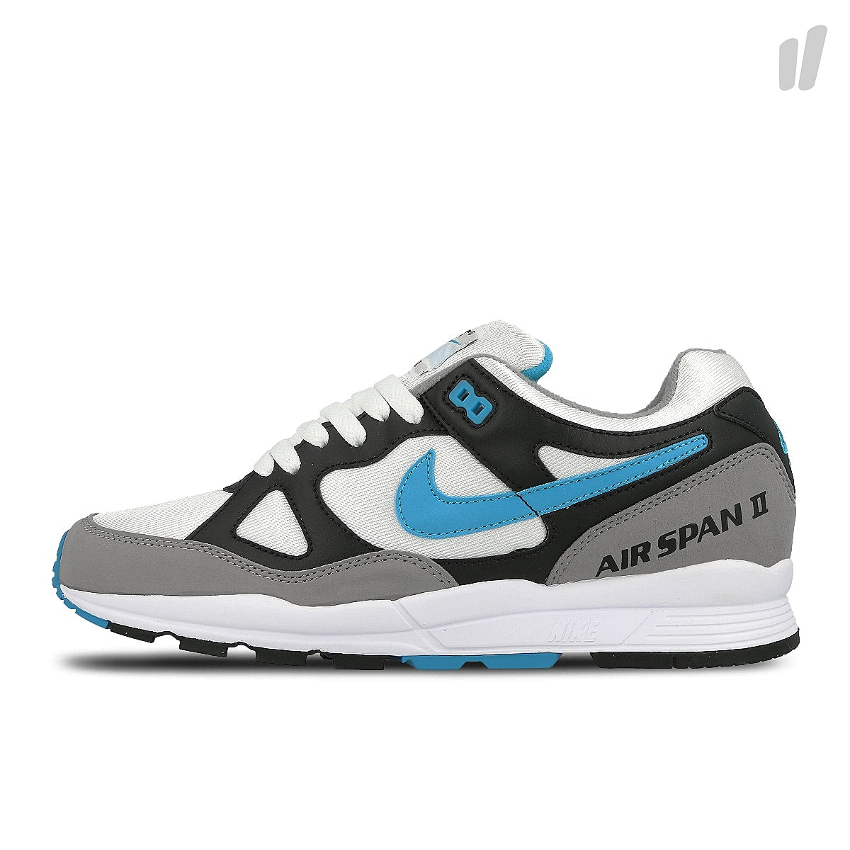 Nike air span ii Black-Laser Blue - Dust - White Sneakers AH8047 001 | Overkill
